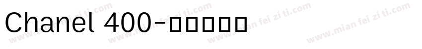 Chanel 400字体转换
